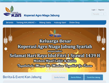 Tablet Screenshot of kanjabung.com
